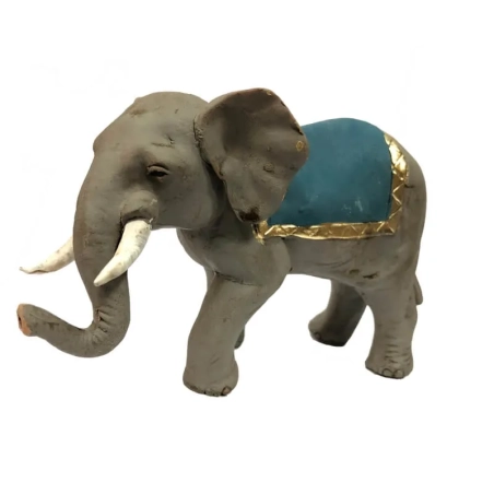 Elefante in terracotta per pastori da 10 cm