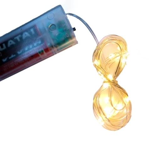 20 fibre ottiche Led gialle ad intermittenza e subacque