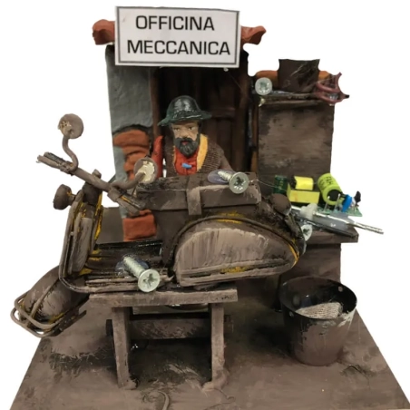 Officina meccanica in movimento 7 cm