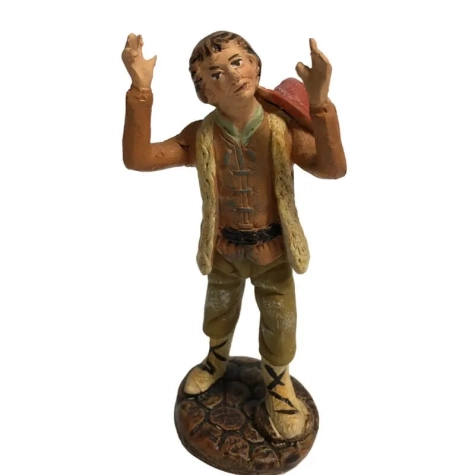 Pastore della meraviglia in terracotta 12 cm