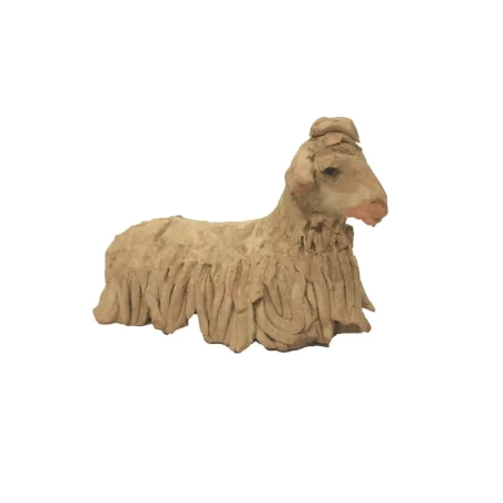 Pecora Sarda seduta in terracotta 10 cm
