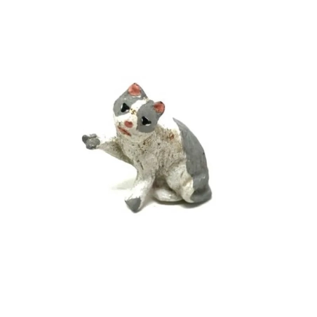 Gatto seduto in terracotta 10 cm