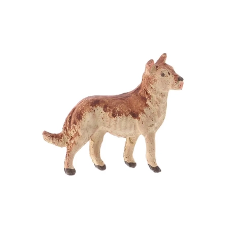 Cane Lupo in terracotta 7 cm