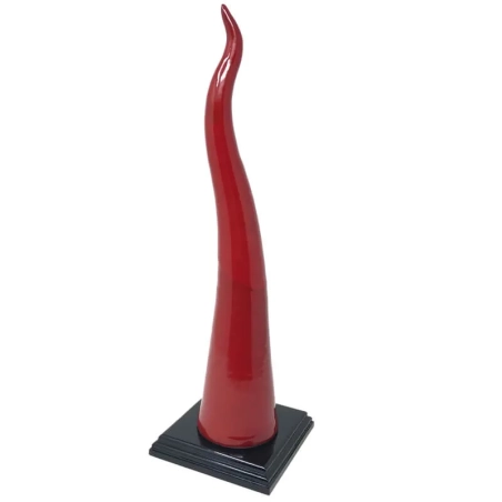 Corno napoletano in ceramica da tavolo 30 cm