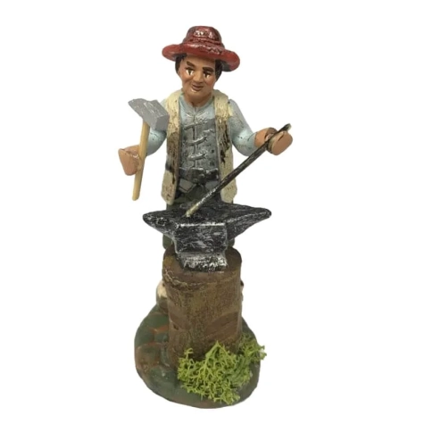 Fabbro in terracotta 10 cm