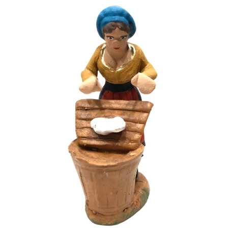 Lavandaia in terracotta 7 cm