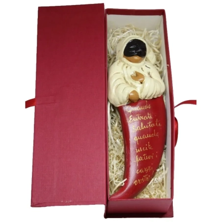 Pulcicorno in terracotta 15 cm con scatola regalo