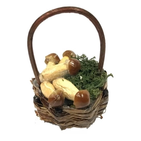 Cestino con funghi per pastori da 15 a 20 cm