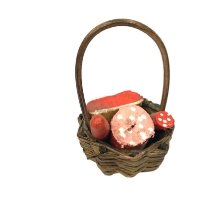 Cestino con salumi freschi per pastori da 12 cm