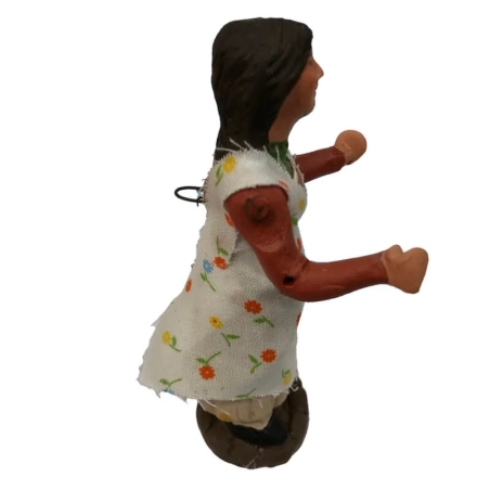 Statuina ragazza 10 cm con braccio  e busto in movimento