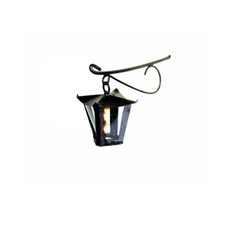 Lampione in ferro 2.5 cm con luce led 12 volt