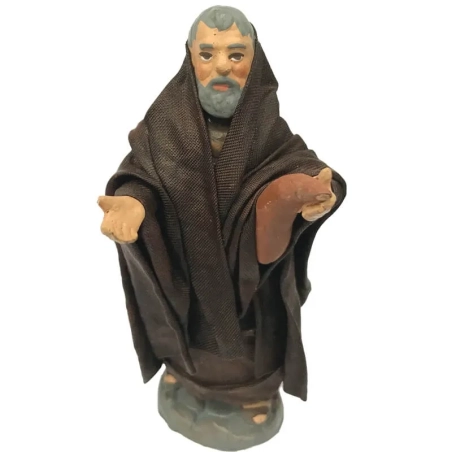 Frate vestito in stoffa 10 cm