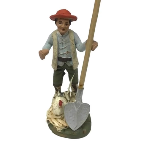 Contadino in terracotta 10 cm