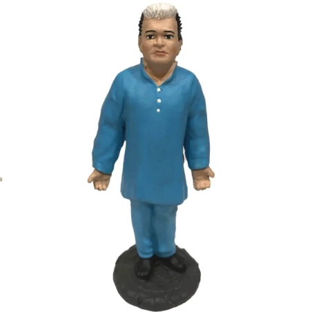 Statuetta Cristiano Malgioglio in terracotta 17 cm