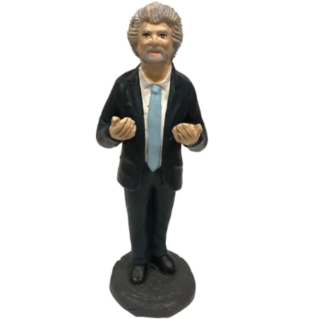Statuetta Beppe Grillo in terracotta 17 cm