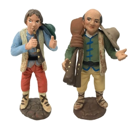 Zampognari in terracotta 10 cm